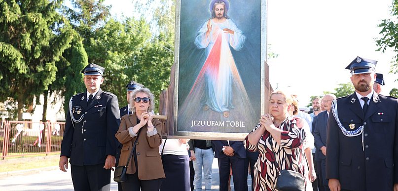 Borki Nizińskie na trasie peregrynacji obrazu Jezusa Miłosiernego [FOTO]