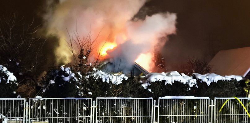 Pożar na ogrodach działkowych! - 104374