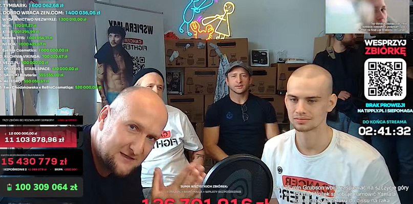 Zbiórka influencera Łatwoganga na pomoc dzieciom z rakiem przekroczyła 125 mln zł