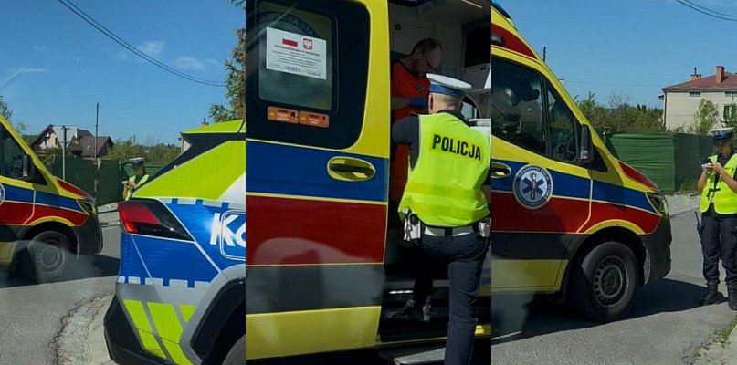 Potrącenie na skrzyżowaniu w Mielcu. Kierujący hulajnogą trafił do szpitala