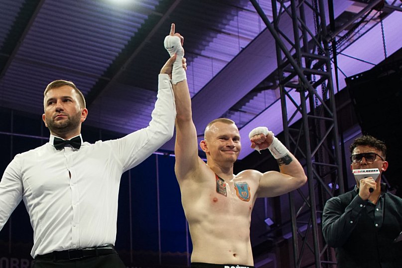 Paweł Róg na gali w Dębicy