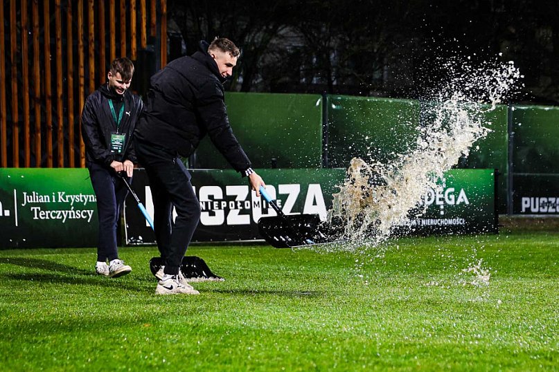 Odwołany mecz Puszcza Niepołomice - FKS Stal Mielec