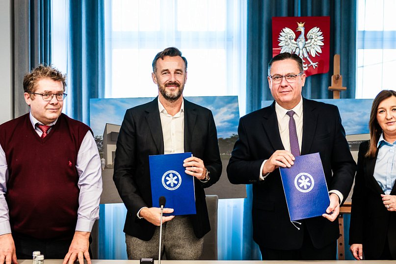 Umowa na budowę nowoczesnej podstacji Podkarpackiego Pogotowia Ratunkowego w Radomyślu Wielkim