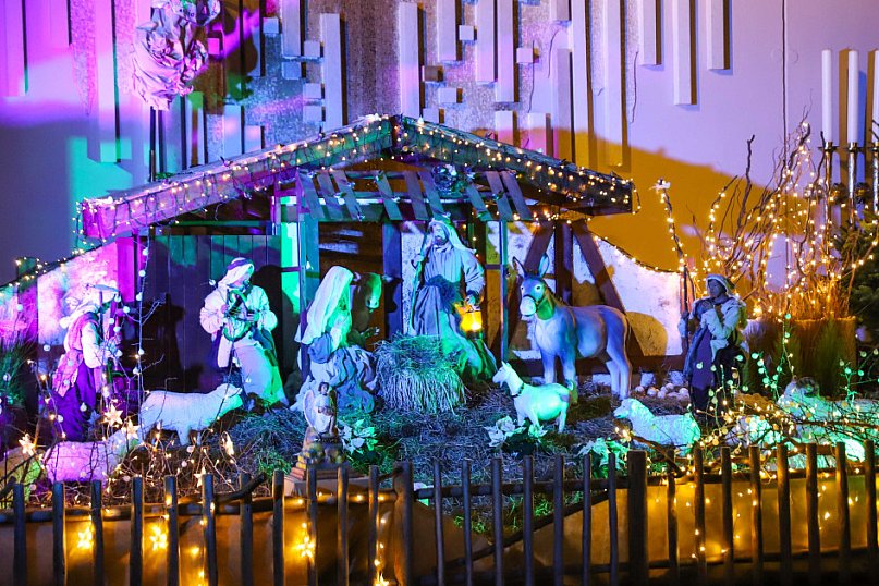 Bożonarodzeniowe szopki w mieleckich kościołach