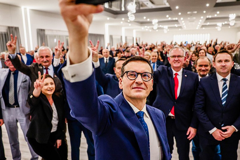 Tłumy na spotkaniu z Mateuszem Morawieckim w Mielcu