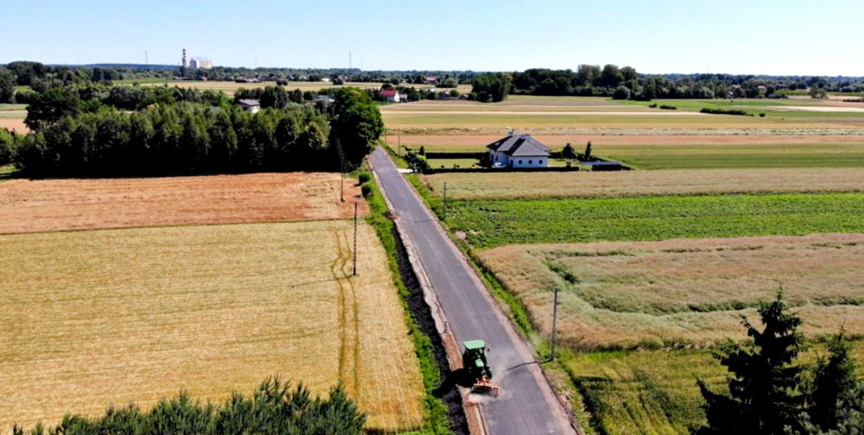 Koniec prac na drodze powiatowej w Glinach Małych i Wielkich