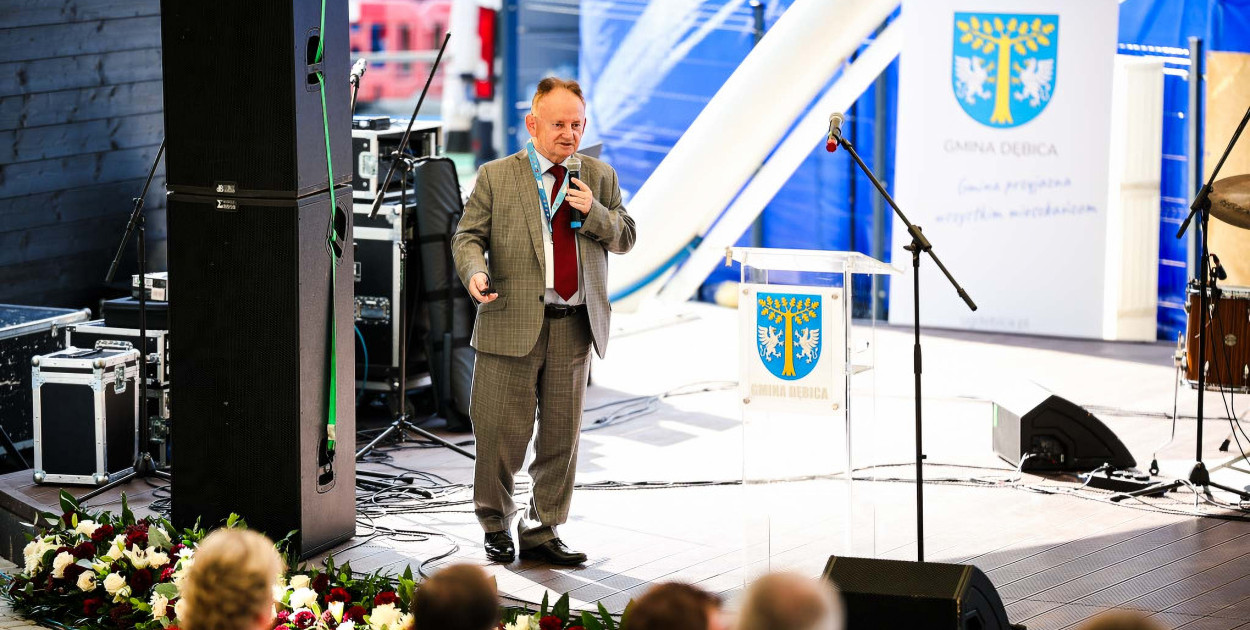 Istotna była wizyta w Latoszynie Jana Golby – prezesa Stowarzyszenia Gmin Uzdrowiskowych RP. Fot. Marta Badowska