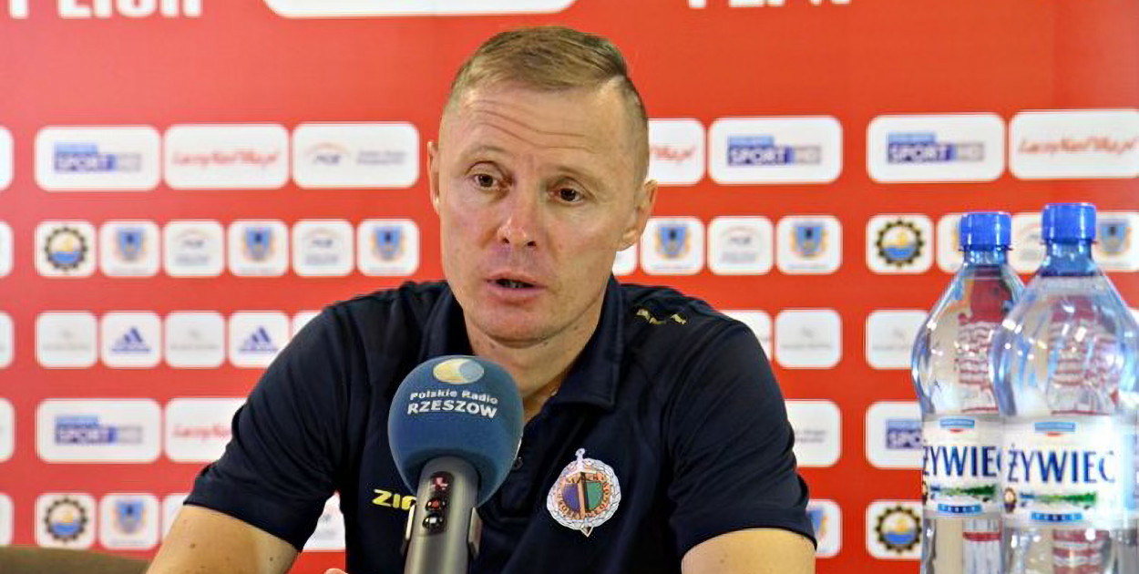 Ireneusz Mamrot w Mielcu, 3 września 2015. Stal - Chrobry 1:4. Fot. hej.mielec.pl