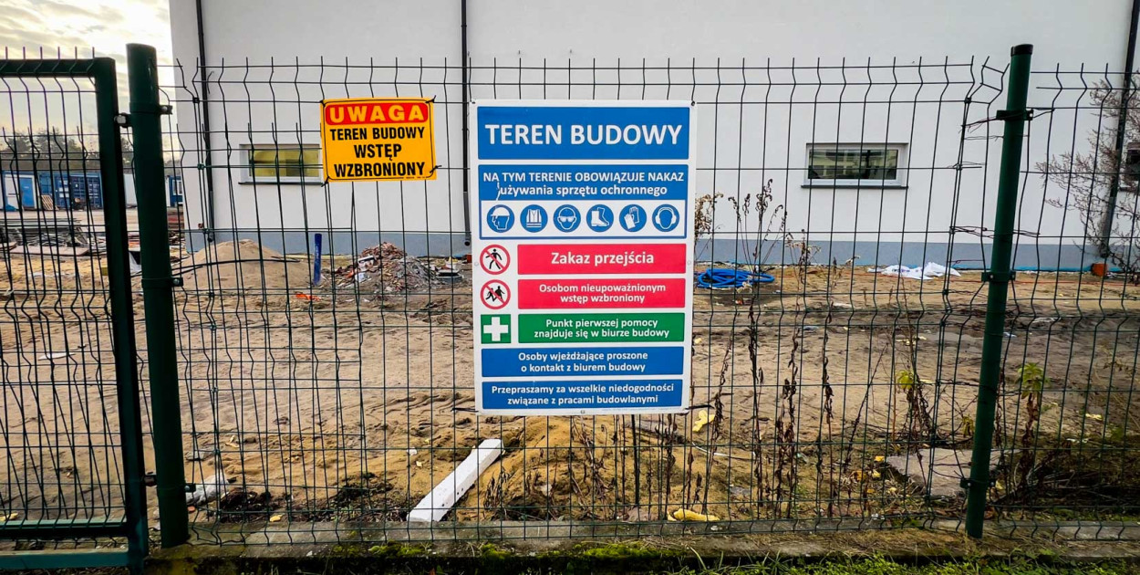 Budowa hali sportowej przy II LO w Mielcu.