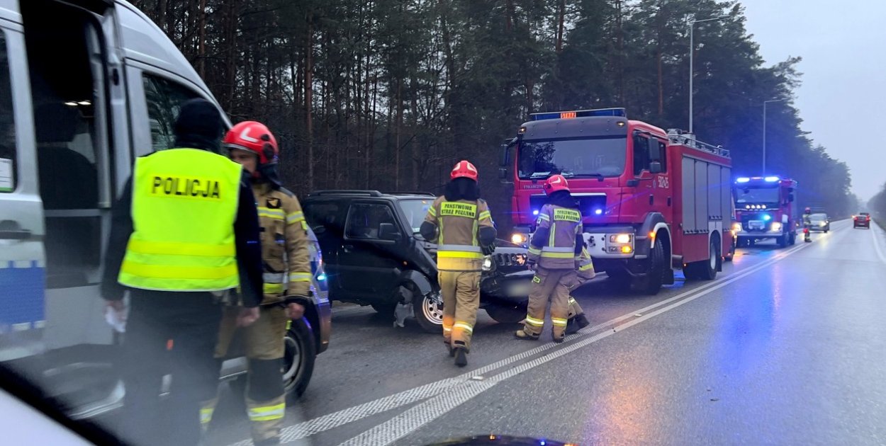 Wypadek na ul. Wolności.