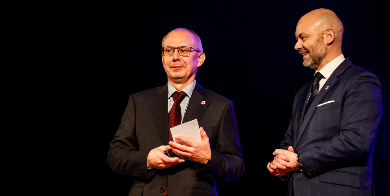 Jarosław Stec, prezes Oddziału Rejonowego PCK w Mielcu. Fot. Kacper Strykowski / hej.mielec.pl