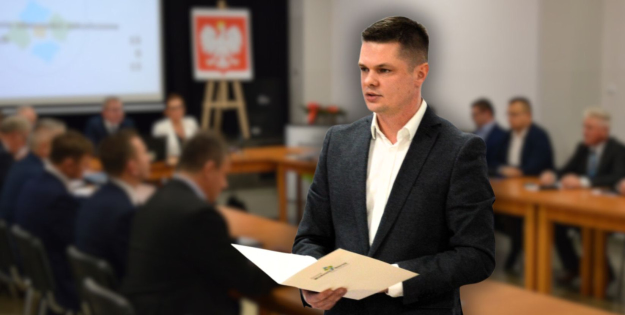 Michał Deptuła, wójt gminy Wadowice Górne.