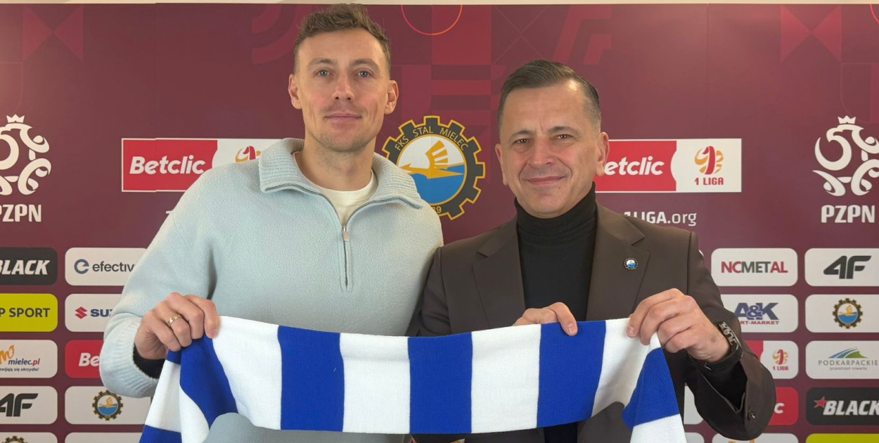 Maciej Gostomski i Jacek Klimek. Fot. FKS Stal Mielec