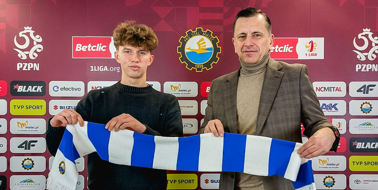 Kamil Cybulski, Jacek Klimek. Fot. FKS Stal Mielec