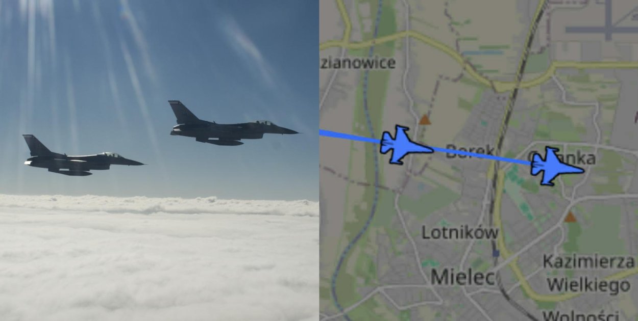 Lotnictwo NATO operuje nad regionem