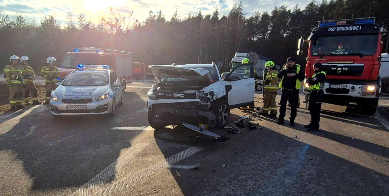 Zderzenie na obwodnicy Mielca. Były utrudnienia