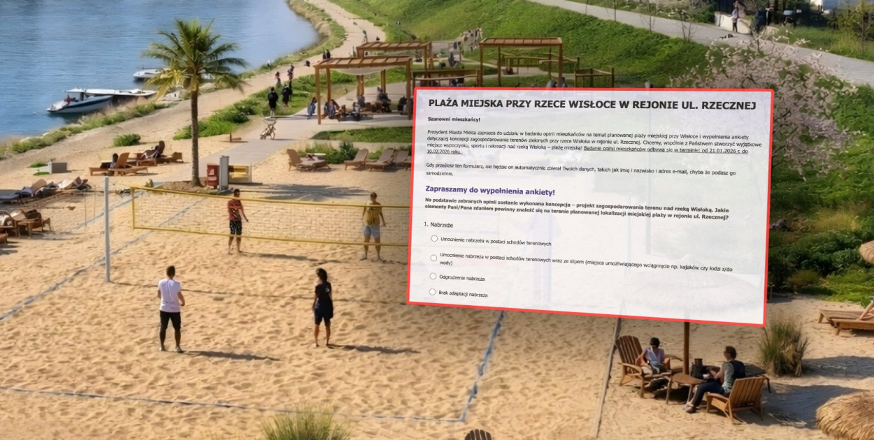 Miasto: ogromne zainteresowanie ankietą ws. Miejskiej Plaży