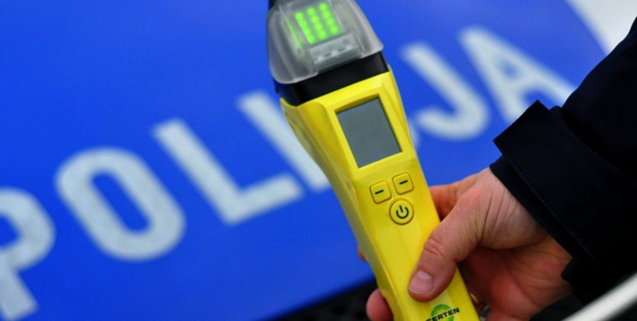 Kierowca daewoo zatrzymany. Ile wydmuchał?