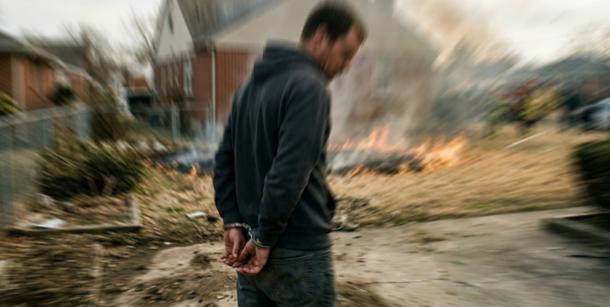 Groźby, podpalenie, wybite szyby. 27-letni mielczanin zatrzymany