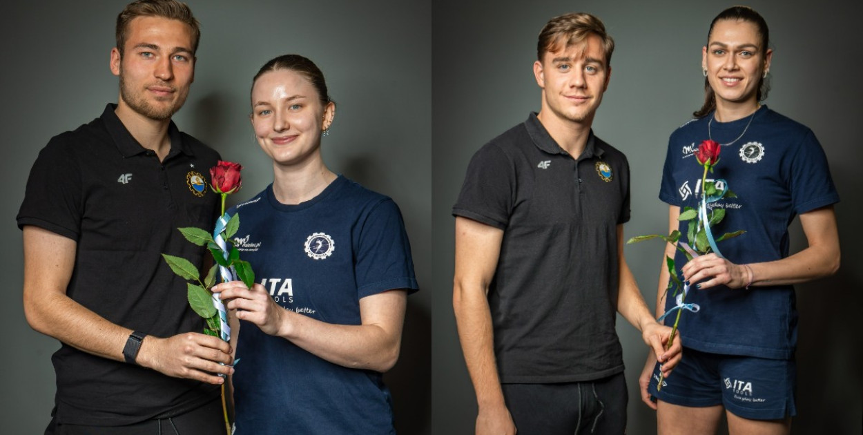 Siatkarki i piłkarze Stali Mielec wzajemnie promują swoje mecze