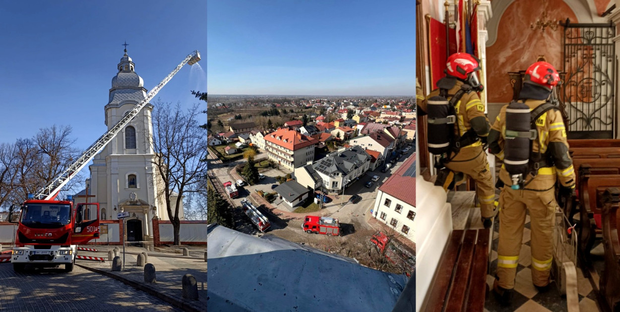 Pożar na chórze bazyliki? Znamy szczegóły ćwiczeń