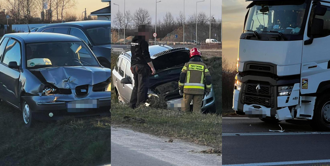 Zderzenie pięciu pojazdów na obwodnicy! Sprawca pijany!