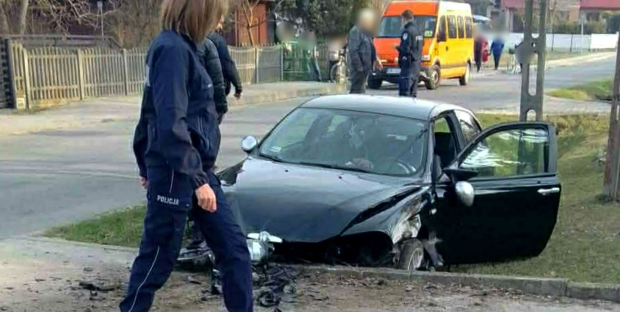 Autobus szkolny zderzył się z osobówką