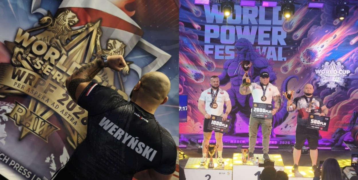 250 kg i podium całych zawodów! Wielki sukces Krystiana Weryńskiego