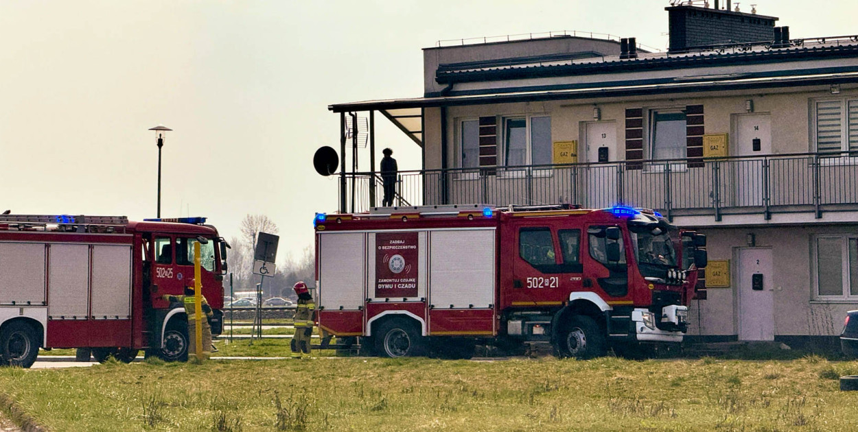 Zadymienie w mieszkaniu przy ul. Inwestorów w Mielcu