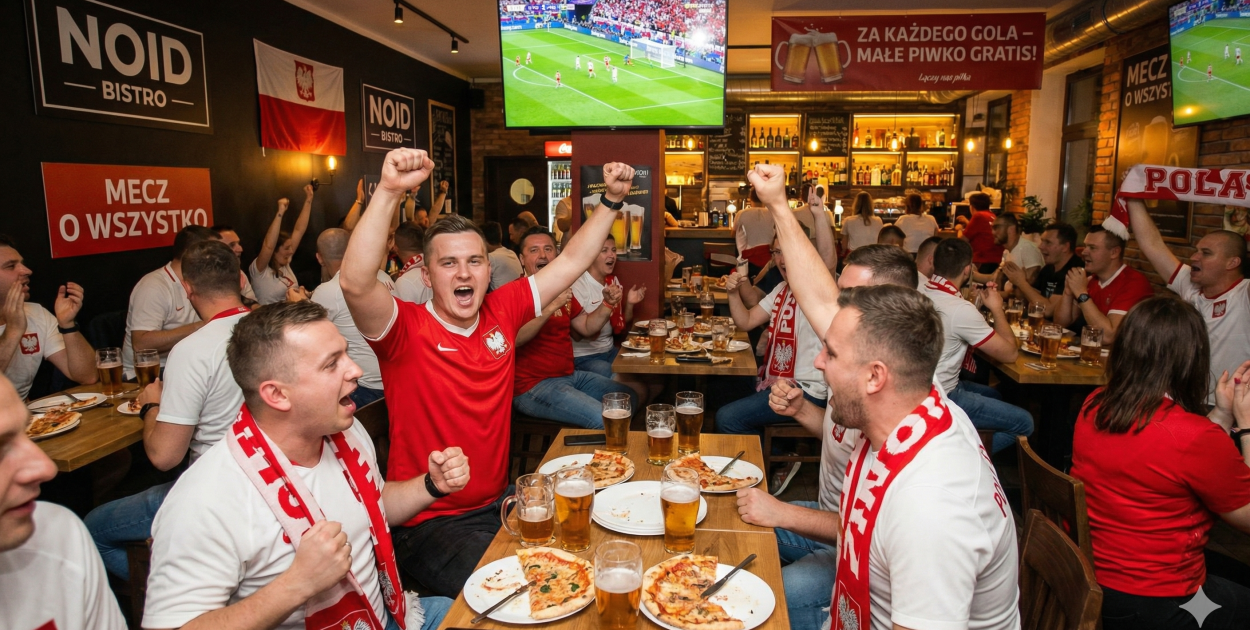Mecz o wszystko! Strefa Kibica w bistro Hali MOSiR – darmowy napój za każdego gola