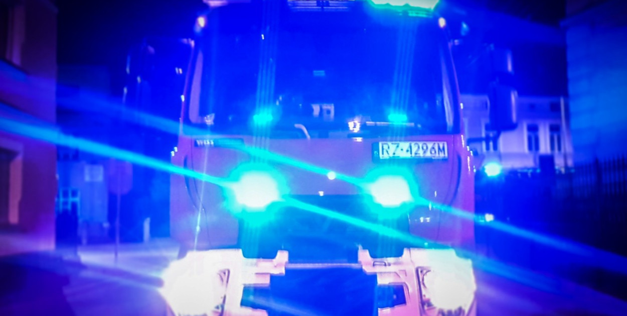 Pożar w domu przy ulicy Zawale w Mielcu