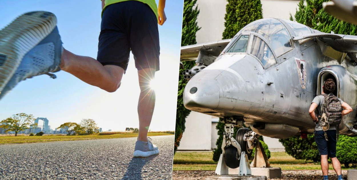 Inicjator duathlonu: bieg wzdłuż historycznych samolotów