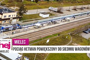 Pociąg IC Hetman zwiększony do siedmiu wagonów 