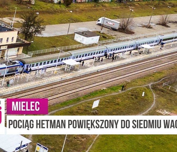 Pociąg IC Hetman zwiększony do siedmiu wagonów [WIDEO NEWS]