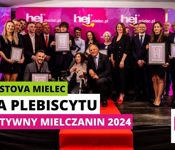 WIDEO: Gala Pozytywny Mielczanin 2024 portalu hej.mielec.pl