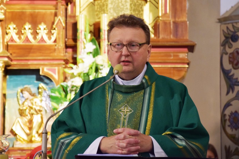 Ksiądz Krzysztof Orzeł. Fot. Parafia Wniebowzięcia Najświętszej Maryi Panny w Przecławiu.