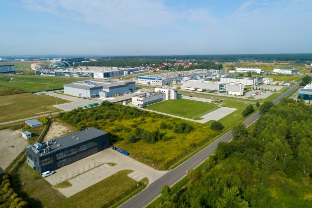 Obszar inwestycyjny w okolicy Międzynarodowego Portu Lotniczego Rzeszów-Jasionka.