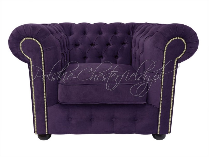 Fotel chesterfield violett z pojemnikiem