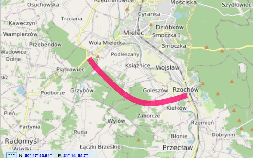 Mapka orientacyjna. 