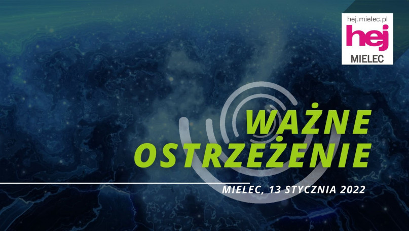 hej.mielec.pl TV: Ostrzeżenie pogodowe na weekend