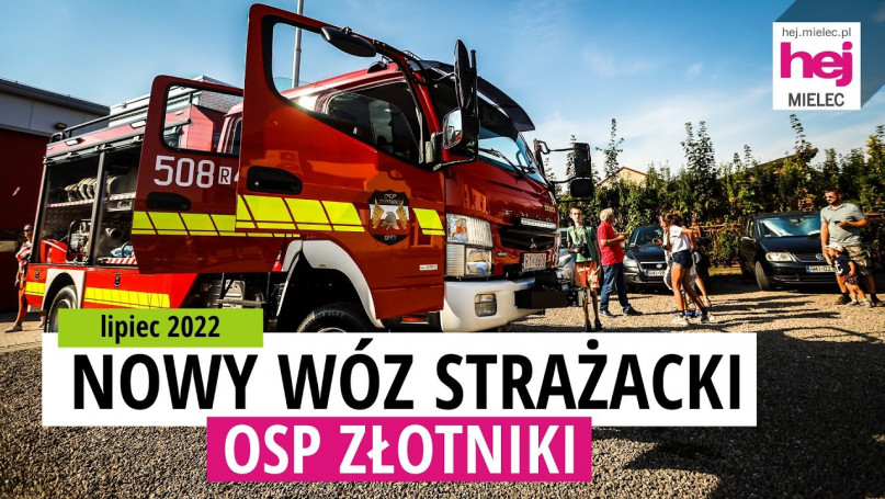 hej.mielec.pl TV: Nowy wóz strażacki OSP Złotniki